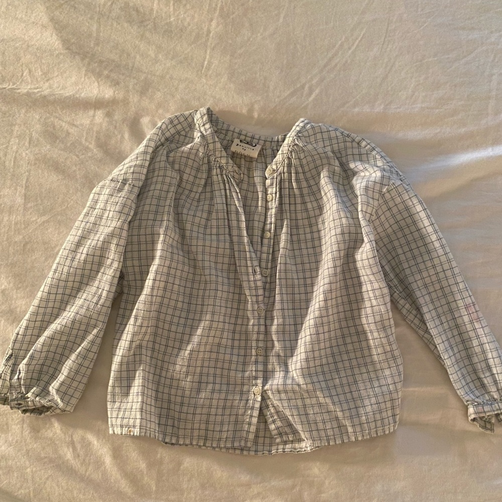 Doen top picnic plaid